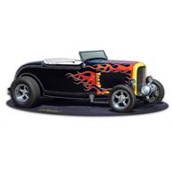 1932 Hot Rod Deuce Roadster Zwaar Metalen Bord 45 x 18 cm