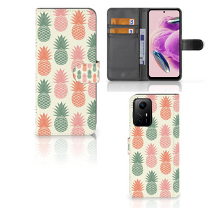 Xiaomi Redmi Note 12S Book Cover Ananas