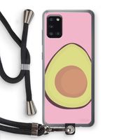 Avocado: Samsung Galaxy A31 Transparant Hoesje met koord Avocado: Samsung Galaxy A31 Transparant Hoesje met koord