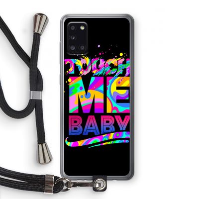 Touch Me: Samsung Galaxy A31 Transparant Hoesje met koord