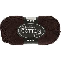 Creativ Company Katoengaren, donkerbruin, 50gr, 170m