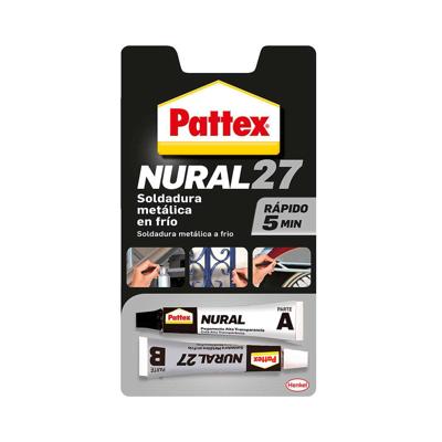 Secondenlijm Pattex nural 27 Grijs 22 ml Pasta
