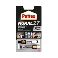 Secondenlijm Pattex nural 27 Grijs 22 ml Pasta