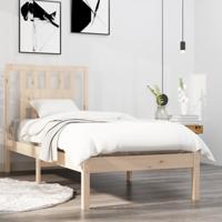 Bedframe massief hout 90x190 cm