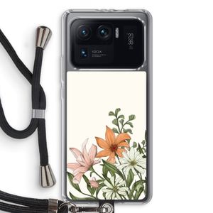 Floral bouquet: Xiaomi Mi 11 Ultra Transparant Hoesje met koord