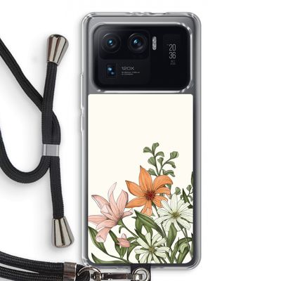 Floral bouquet: Xiaomi Mi 11 Ultra Transparant Hoesje met koord