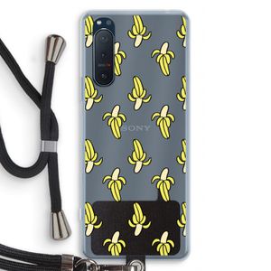 Bananas: Sony Xperia 5 II Transparant Hoesje met koord