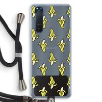 Bananas: Sony Xperia 5 II Transparant Hoesje met koord