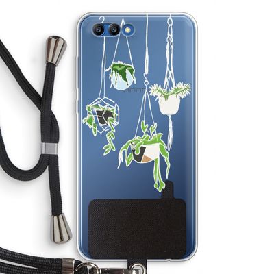 Hang In There: Honor 10 Transparant Hoesje met koord