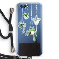 Hang In There: Honor 10 Transparant Hoesje met koord Hang In There: Honor 10 Transparant Hoesje met koord