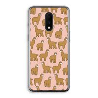 Alpacas: OnePlus 7 Transparant Hoesje