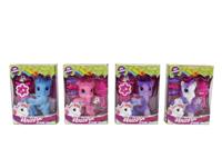Unicorn figuur met accessoires en stickers 4ass 12cm Unicorn figuur met accessoires en stickers 4ass 12cm