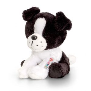 Keel Toys pluche Border Collie hond knuffel 14 cm   -