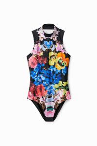 Gebloemde body M. Christian Lacroix - BLACK - XS