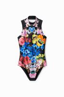 Gebloemde body M. Christian Lacroix - BLACK - L