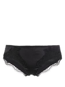 Dolce & Gabbana floral lace briefs - Noir