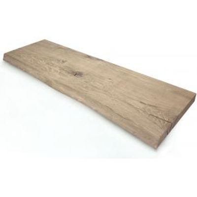 Oud eiken plank massief boomstam 80 x 30 cm