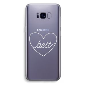 Best heart pastel: Samsung Galaxy S8 Plus Transparant Hoesje