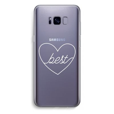 Best heart pastel: Samsung Galaxy S8 Plus Transparant Hoesje
