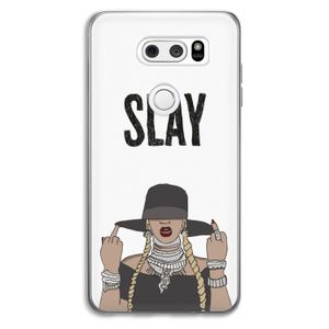 Slay All Day: LG V30 Transparant Hoesje