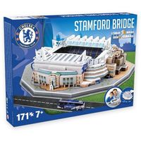 Chelsea FC Stamford Bridge 3D puzzel, 171 stukjes Chelsea FC Stamford Bridge 3D puzzel, 171 stukjes