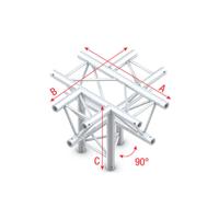 Milos Milos Pro-30 Triangle F Truss - Cross + down 5-way, apex down - 71 cm