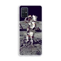 Spaceman: Galaxy A71 Transparant Hoesje Spaceman: Galaxy A71 Transparant Hoesje