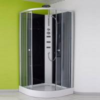 Wiesbaden Jupiter complete douchecabine 90x90x225 alu mat 5mm glas