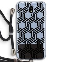 Geometrisch patroon: Samsung Galaxy J5 (2017) Transparant Hoesje met koord
