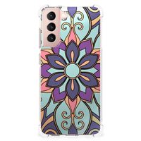 Samsung Galaxy S21 FE Case Purple Flower - thumbnail