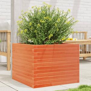 VidaXL Plantenbak 60x60x45,5 cm massief grenenhout wasbruin