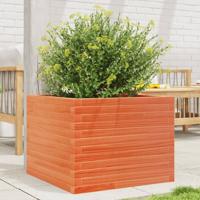 VidaXL Plantenbak 60x60x45,5 cm massief grenenhout wasbruin