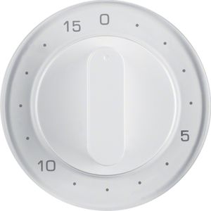 Berker centraalplaat mechanische tijdschakelaar R1-R3 wit 16322089