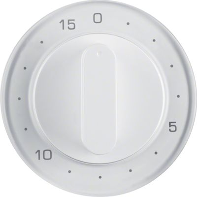 Berker centraalplaat mechanische tijdschakelaar R1-R3 wit 16322089
