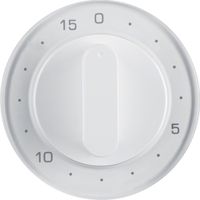 Berker centraalplaat mechanische tijdschakelaar R1-R3 wit 16322089