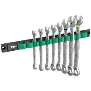 Wera 05020016001 9632 Magnetleiste 6000 Joker Imperial 1 Ringratelsteeksleutelset 8-delig Sleutelbreedte (metrisch) 8 - 23 mm Sleutelbreedte (inch) 1/2 - 11/16