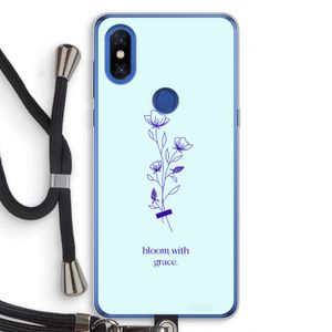 Bloom with grace: Xiaomi Mi Mix 3 Transparant Hoesje met koord