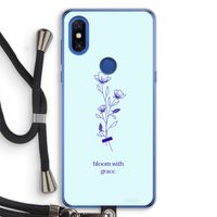 Bloom with grace: Xiaomi Mi Mix 3 Transparant Hoesje met koord