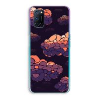 Patroon Wolken: Oppo A92 Transparant Hoesje