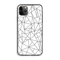 Geometrische lijnen zwart: iPhone 11 Pro Max Biologisch afbreekbaar hoesje