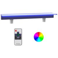 vidaXL Watervaloverlaat met RGB LED's 108 cm acryl - thumbnail