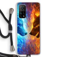 Fire & Ice: Xiaomi Mi 10T 5G Transparant Hoesje met koord