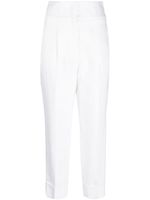 Peserico pantalon de tailleur à taille haute - Blanc - thumbnail