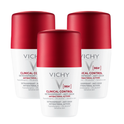 Vichy Clinical Control 96 uur Deodorant Roller Multiverpakking