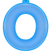 Blauwe opblaasbare letter O