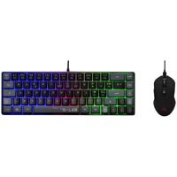 2 in 1 Gaming Pack - THE G-LAB - COMBO HYDRO - Bedraad toetsenbord en muis - Zwart/Grijs