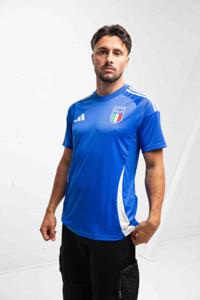 Italië Fans Shirt Thuis Senior 2024/2026 - Maat S - Kleur: Blauw | Soccerfanshop