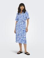 Only Onlyasmin S/s Shirt Dress Wvn Noos 15357241 Jurk 4865074 Cloud Dancer Tania Flower