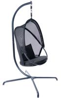 Hangstoelset 'Mesh' Grey - Zwart - 160 kg - Tropilex