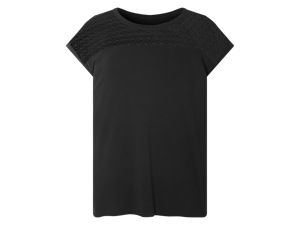 esmara Dames T-shirt - plus size (Zwart, XXL (52/54))